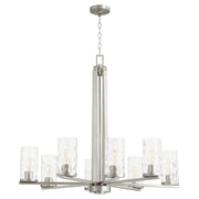 Quorum - 6111-8-65 - Eight Light Chandelier - Steinway - Satin Nickel