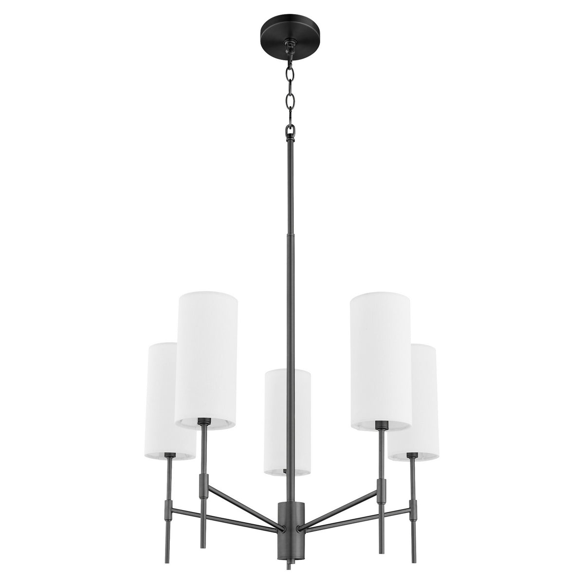 Quorum - 663-5-59 - Five Light Chandelier - Hamilton - Matte Black
