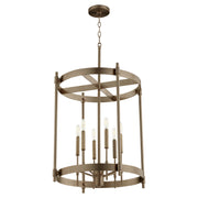 Quorum - 863-6-81 - Six Light Entry - Hamilton - Dark Brass