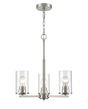 Millennium - 2713-BN - Three Light Chandelier - Verlana - Brushed Nickel