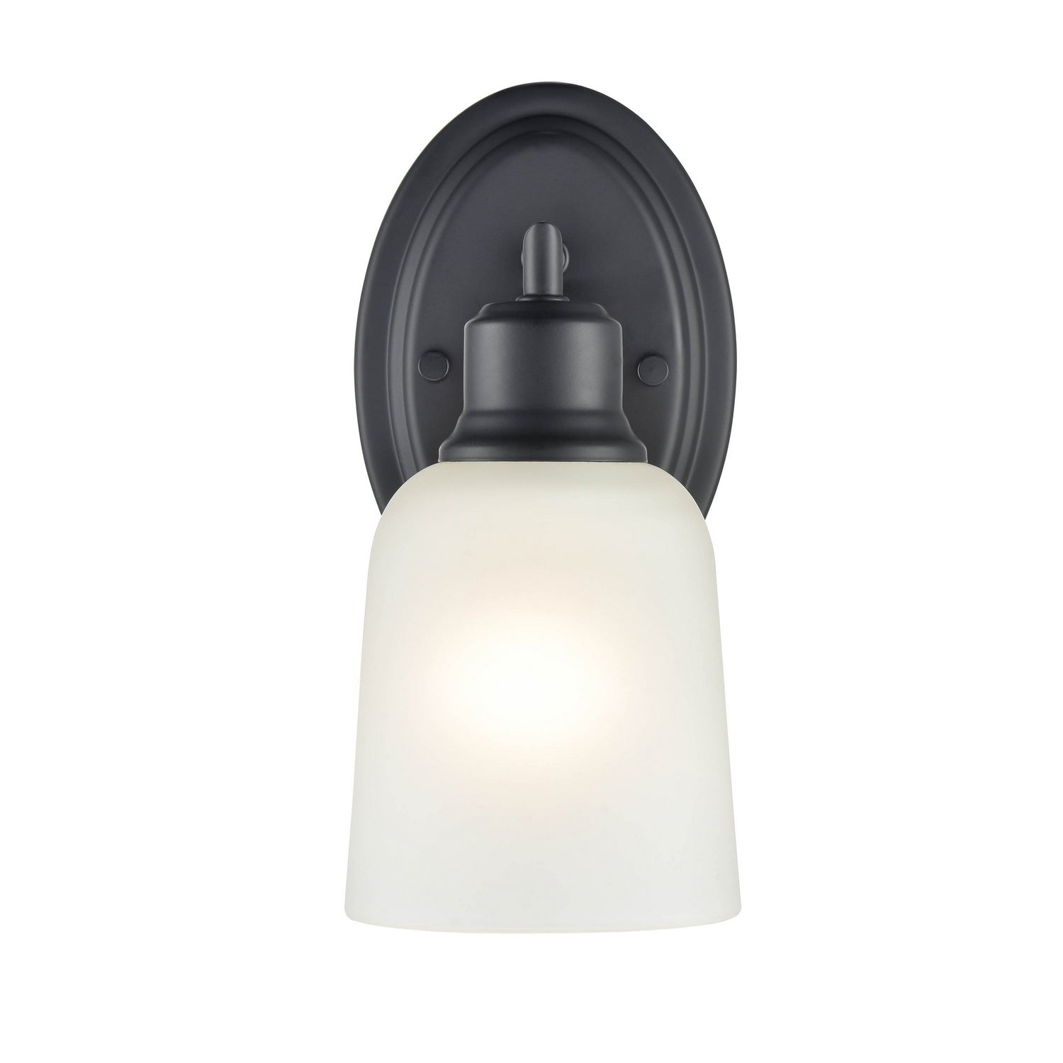 Millennium - 2801-MB - One Light Wall Sconce - Amberle - Matte Black