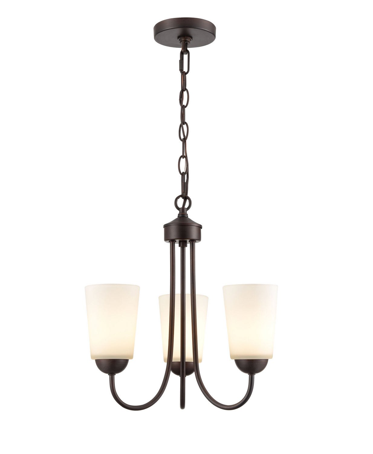 Millennium - 9803-RBZ - Three Light Chandelier - Ivey Lake - Rubbed Bronze