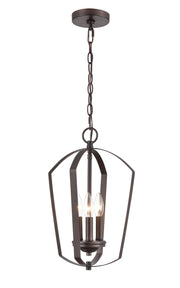 Millennium - 9823-RBZ - Three Light Pendant - Ivey Lake - Rubbed Bronze