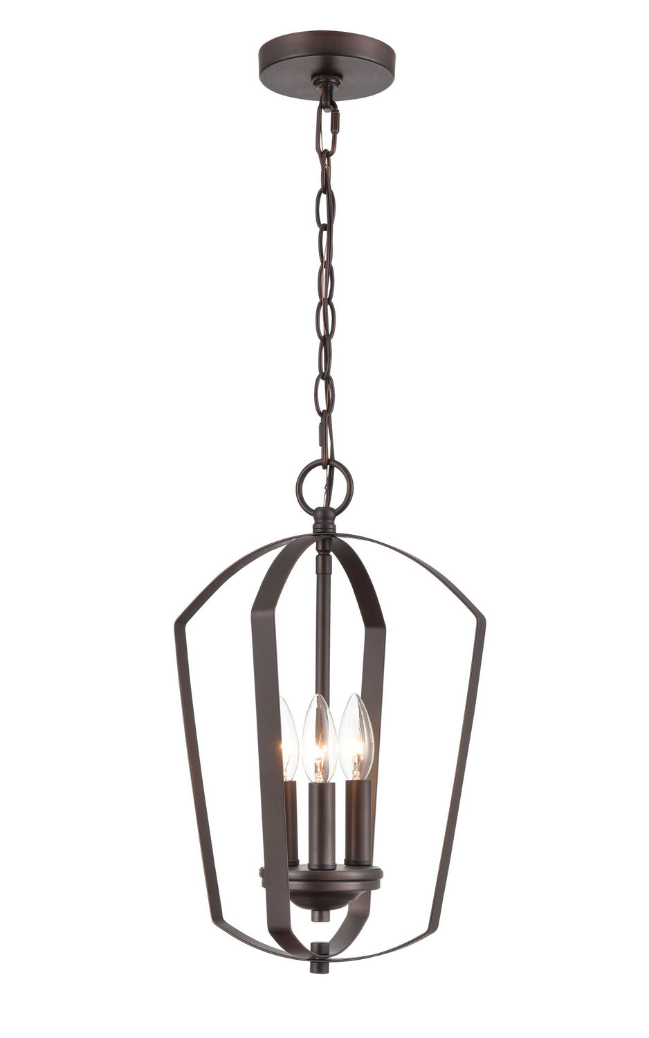 Millennium - 9823-RBZ - Three Light Pendant - Ivey Lake - Rubbed Bronze