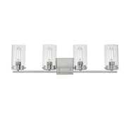 Maxim - 12404CLSN - Four Light Bath Vanity - Pinn - Satin Nickel