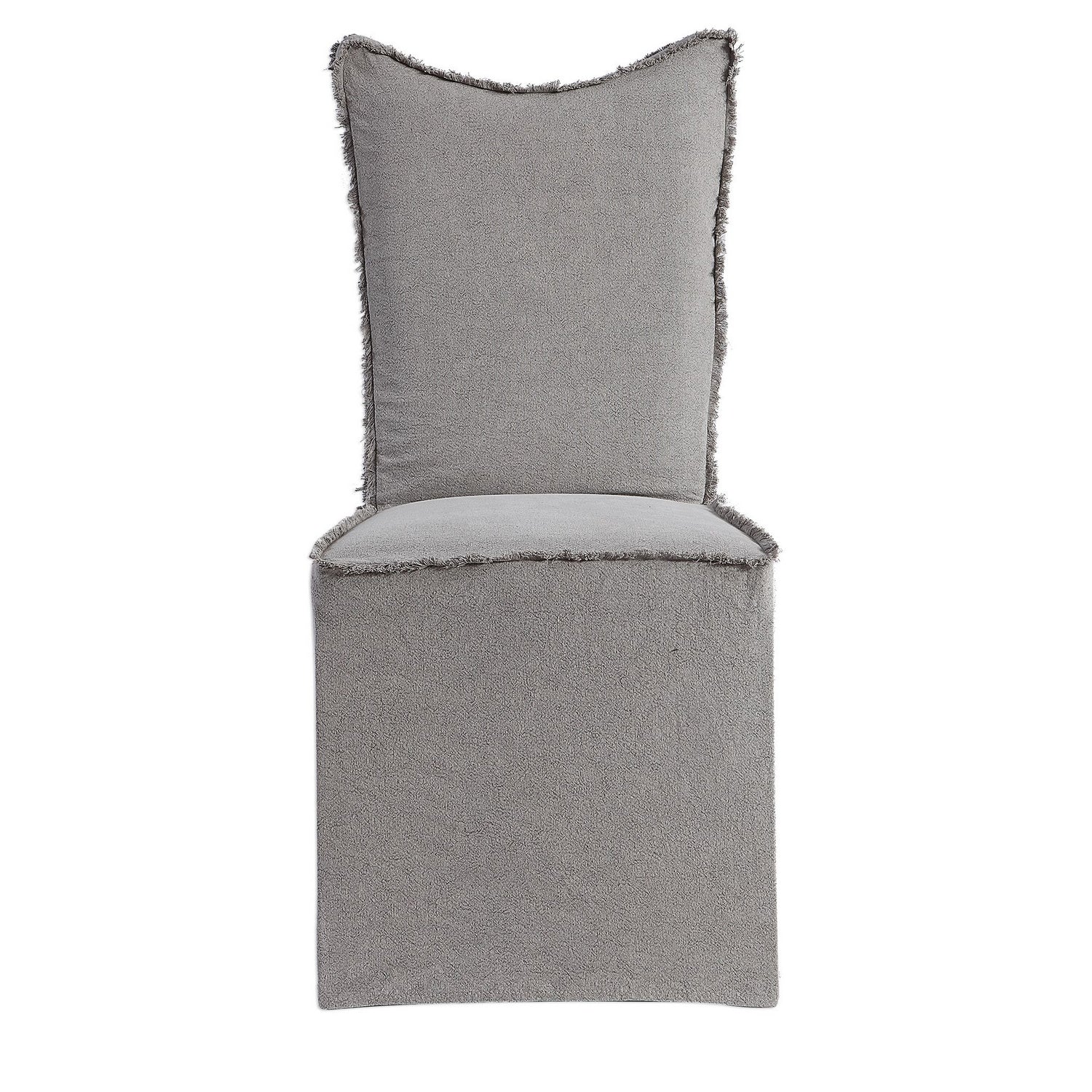 Uttermost - 23462-2 - Armless Chairs, Set Of 2 - Narissa - Gray Linen