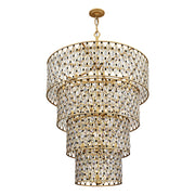 Varaluz - 345C21FGMB - 21 Light Chandelier - Windsor - French Gold/Matte Black