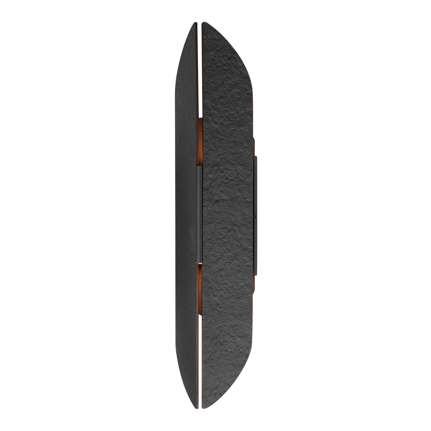 ET2 - E30146-BKAB - LED Outdoor Wall Sconce - Tectonic - Black / Antique Brass