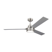 Generation Lighting - 3JVR58BS - 58" Ceiling Fan - Jovie - Brushed Steel