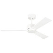 Visual Comfort Fan - 3RZR44RZW - 44"Ceiling Fan - Rozzen - Matte White