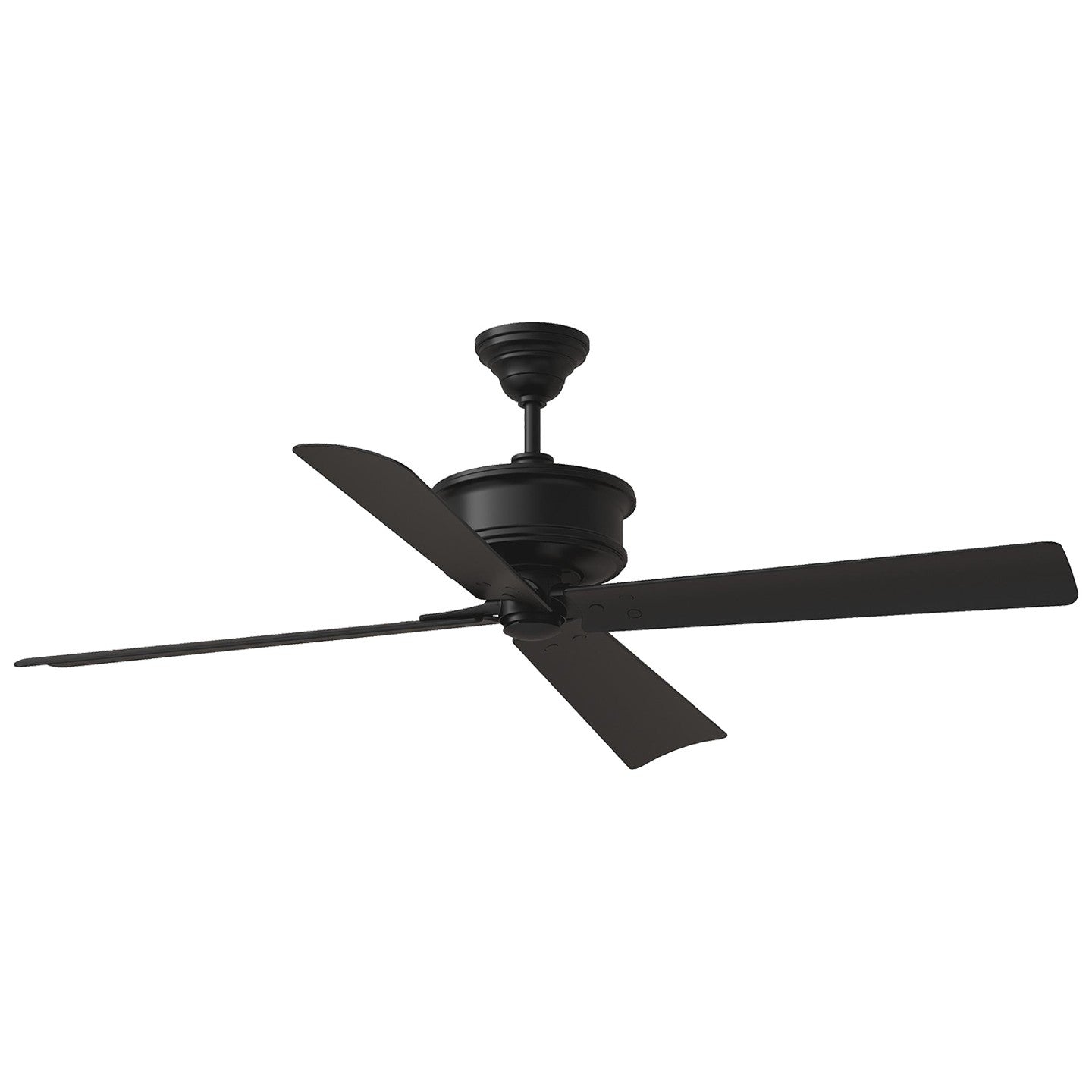 Visual Comfort Fan - 4SBWR56MBK - 56"Ceiling Fan - Subway - Midnight Black