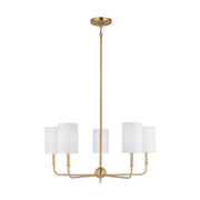 Visual Comfort Studio - 3109305EN-848 - LED Chandelier - Foxdale - Satin Brass