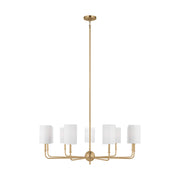 Visual Comfort Studio - 3109309-848 - Nine Light Chandelier - Foxdale - Satin Brass
