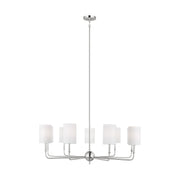 Visual Comfort Studio - 3109309EN-962 - LED Chandelier - Foxdale - Brushed Nickel