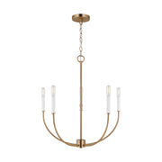 Visual Comfort Studio - 3167105-848 - Five Light Chandelier - Greenwich - Satin Brass