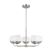 Visual Comfort Studio - 3168105-962 - Five Light Chandelier - Alvin - Brushed Nickel