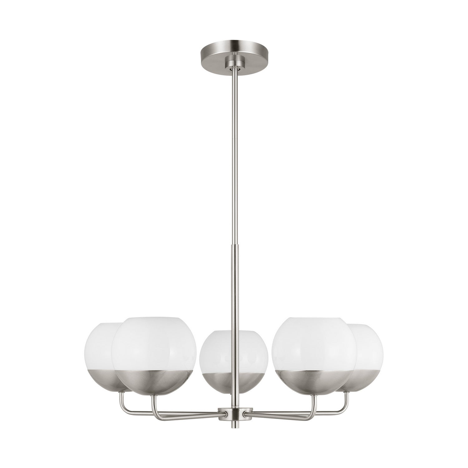 Visual Comfort Studio - 3168105-962 - Five Light Chandelier - Alvin - Brushed Nickel