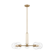 Visual Comfort Studio - 3255705-848 - Five Light Chandelier - Codyn - Satin Brass