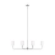 Visual Comfort Studio - 3609306-962 - Six Light Chandelier - Foxdale - Brushed Nickel