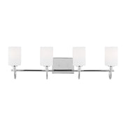 Visual Comfort Studio - 4457104EN3-05 - LED Bath Wall Sconce - Oak Moore - Chrome