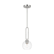 Visual Comfort Studio - 6155701-962 - One Light Pendant - Codyn - Brushed Nickel