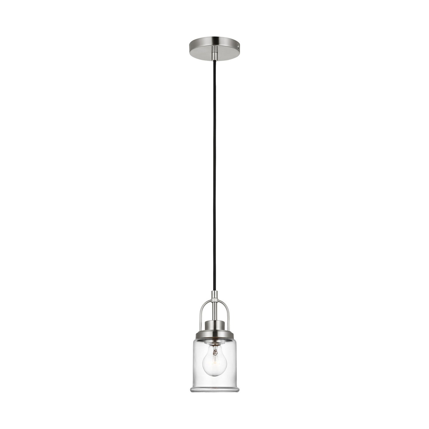Visual Comfort Studio - 6544701-962 - One Light Pendant - Anders - Brushed Nickel
