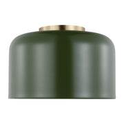 Visual Comfort Studio - 7505401-145 - One Light Flush Mount - Malone - Olive