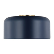 Visual Comfort Studio - 7605401-127 - One Light Flush Mount - Malone - Navy