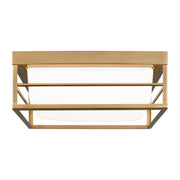 Visual Comfort Studio - 7629693S-848 - LED Flush Mount - Dearborn - Satin Brass