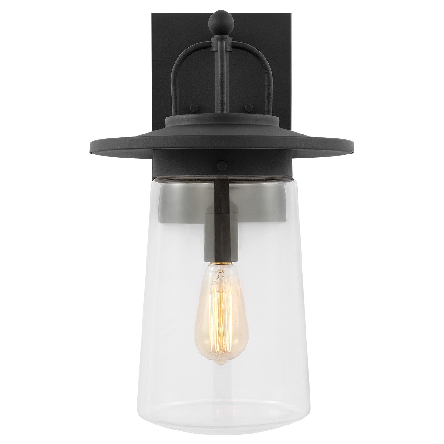 Generation Lighting - 8708901-12 - One Light Outdoor Wall Lantern - Tybee - Black
