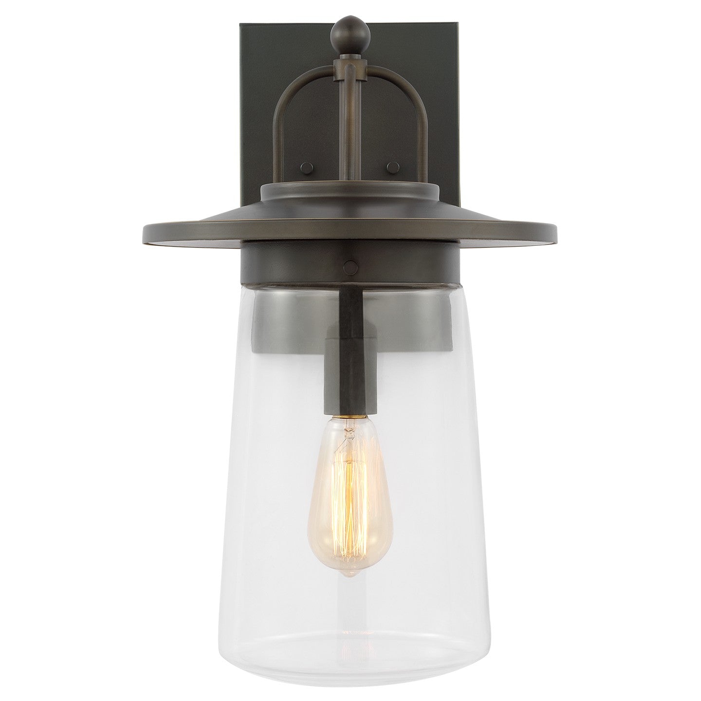 Generation Lighting - 8708901-71 - One Light Outdoor Wall Lantern - Tybee - Antique Bronze