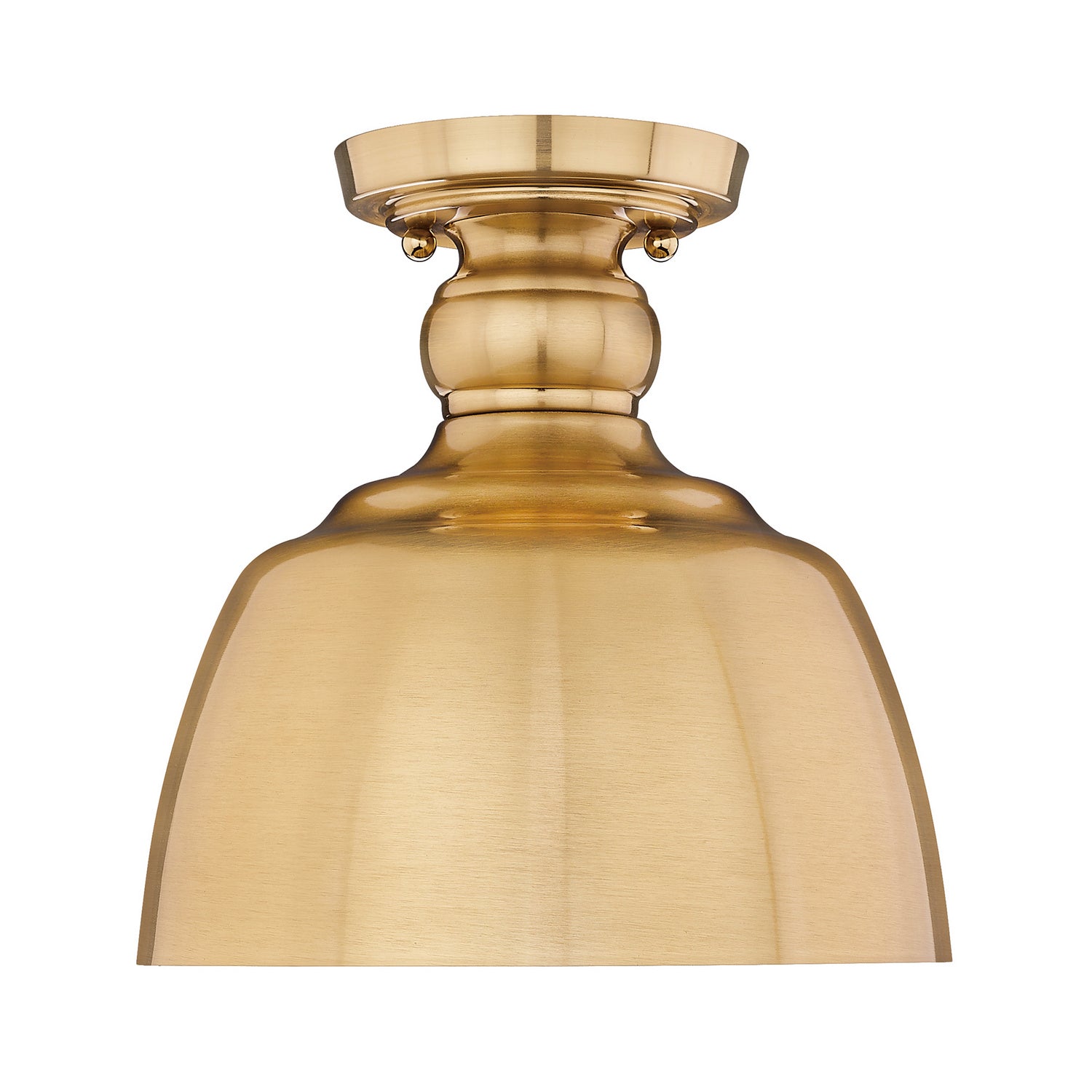 Golden - 0316-FM MBG - One Light Flush Mount - Holmes - Modern Brushed Gold