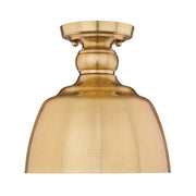 Golden - 0316-FM MBG - One Light Flush Mount - Holmes - Modern Brushed Gold