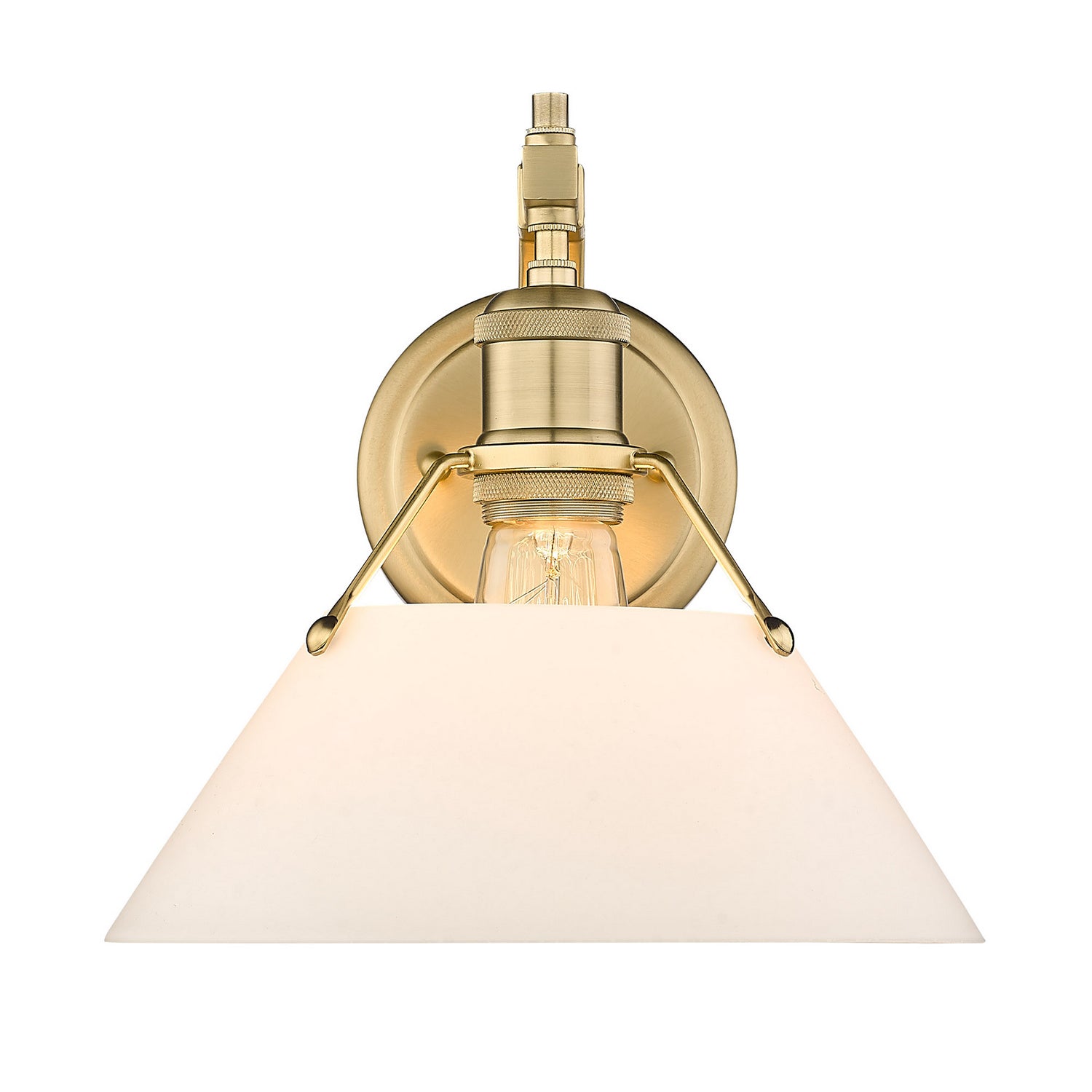 Golden - 3306-1W BCB-OP - One Light Wall Sconce - Orwell - Brushed Champagne Brass