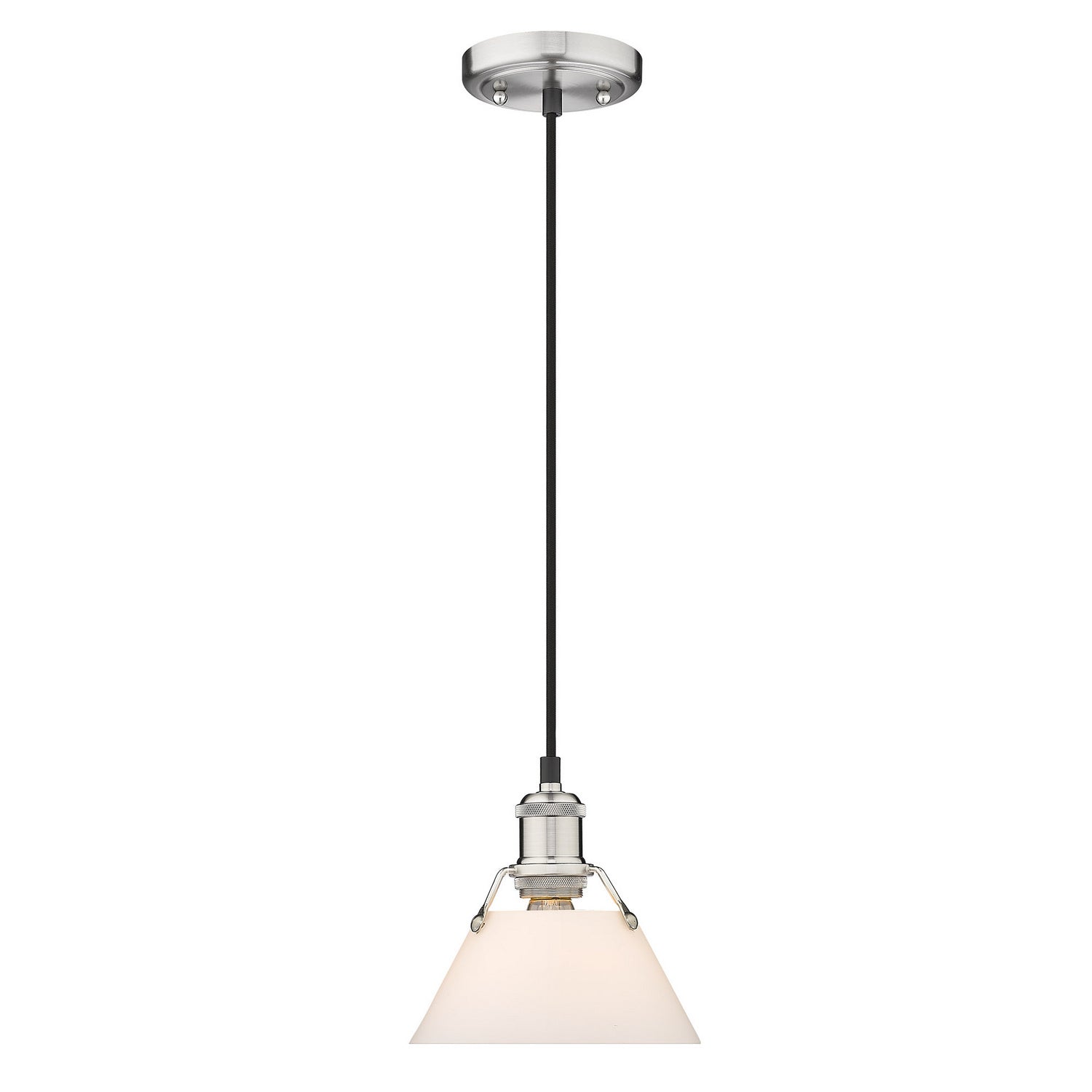 Golden - 3306-S PW-OP - One Light Mini Pendant - Orwell - Pewter