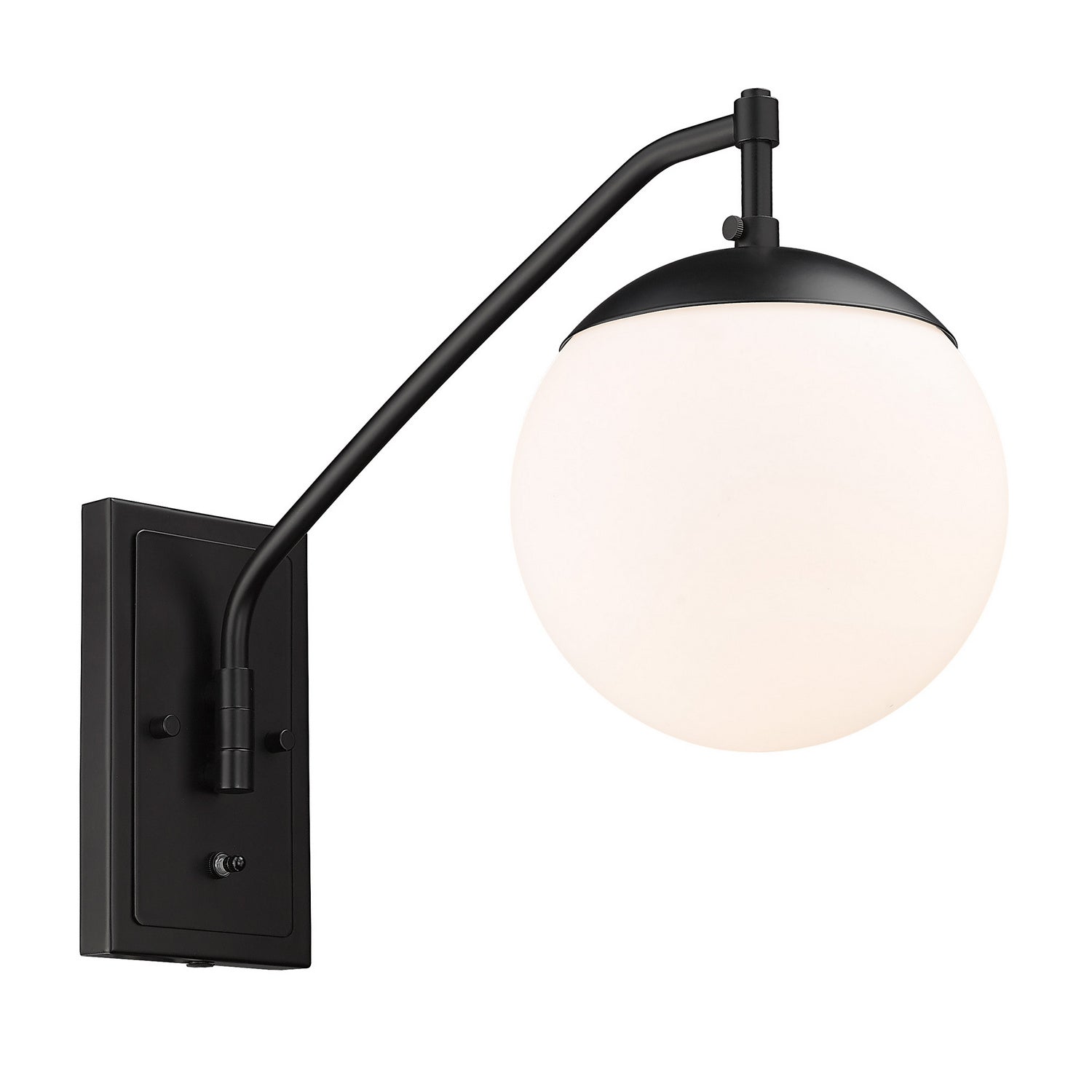 Golden - 3699-A1W BLK-OP - One Light Wall Sconce - Glenn - Matte Black