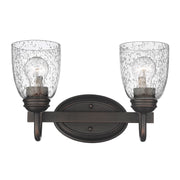 Golden - 8001-BA2 RBZ-SD - Two Light Bath Vanity - Parrish - Rubbed Bronze