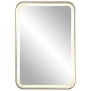 Uttermost - 09862 - Vanity Mirror - Crofton - Brushed Brass Plated Stainless Steel