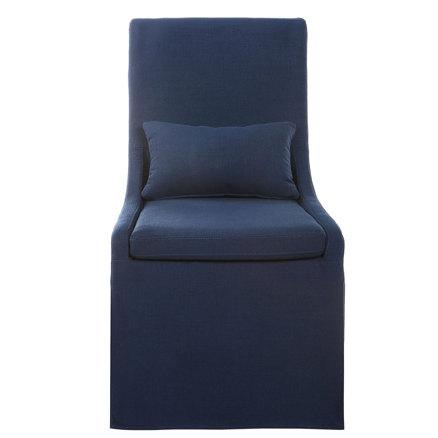 Uttermost - 23726 - Armless Chair - Coley - Blue Linen