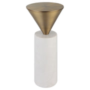 Uttermost - 25250 - Drink Table - Top Hat - Brushed Brass