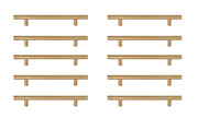 Elegant Lighting - PL400-5-BR-10PK - Bar Pull Multipack (set of 10) - Quinn - Brass