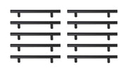 Elegant Lighting - PL400-5-MB-10PK - Bar Pull Multipack (set of 10) - Quinn - Matte Black