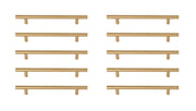 Elegant Lighting - PL400-6-BR-10PK - Bar Pull Multipack (set of 10) - Quinn - Brass
