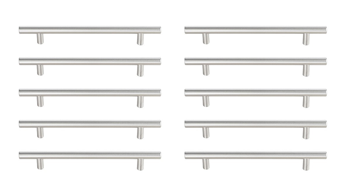 Elegant Lighting - PL400-6-NK-10PK - Bar Pull Multipack (set of 10) - Quinn - Brushed Nickel