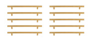 Elegant Lighting - PL400-7-BR-10PK - Bar Pull Multipack (set of 10) - Quinn - Brass