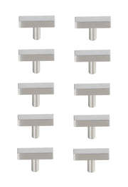 Elegant Lighting - PL402-1-NK-10PK - Bar Pull Multipack (set of 10) - Dior - Brushed Nickel
