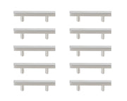 Elegant Lighting - PL402-3-NK-10PK - Bar Pull Multipack (set of 10) - Dior - Brushed Nickel