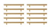 Elegant Lighting - PL402-6-BR-10PK - Bar Pull Multipack (set of 10) - Dior - Brass