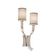 Corbett Lighting - 158-11-SL/SS - Two Light Wall Sconce - Roxy - Silver Leaf