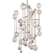 Corbett Lighting - 241-024-SL/PC - 24 Light Chandelier - Majorette - Silver Leaf W Polished Chrome